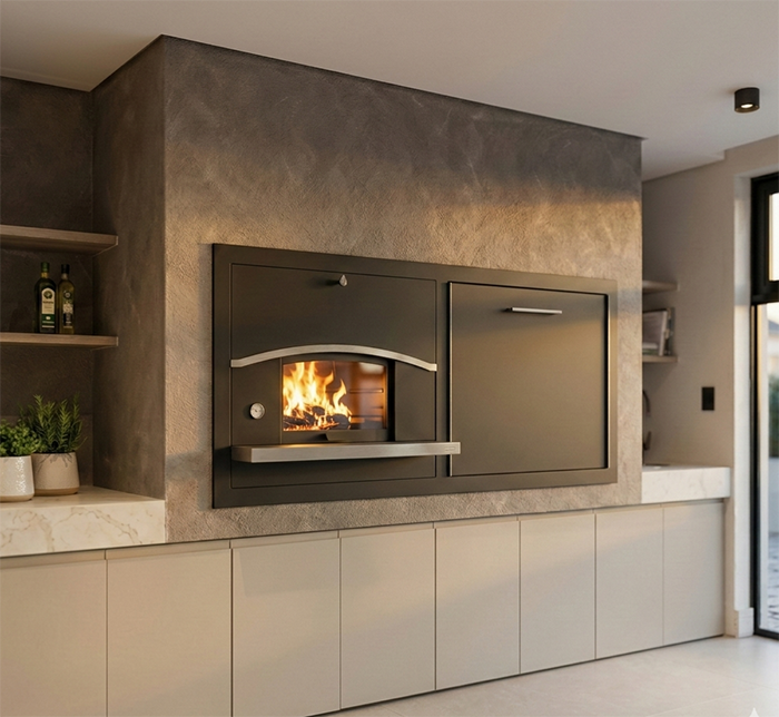 Pyro Wood Braai with Pizza Oven