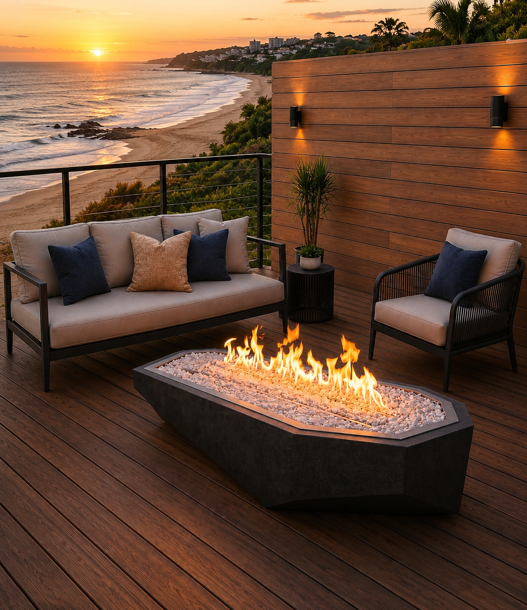 SAfire Asteroid Gas Firepit